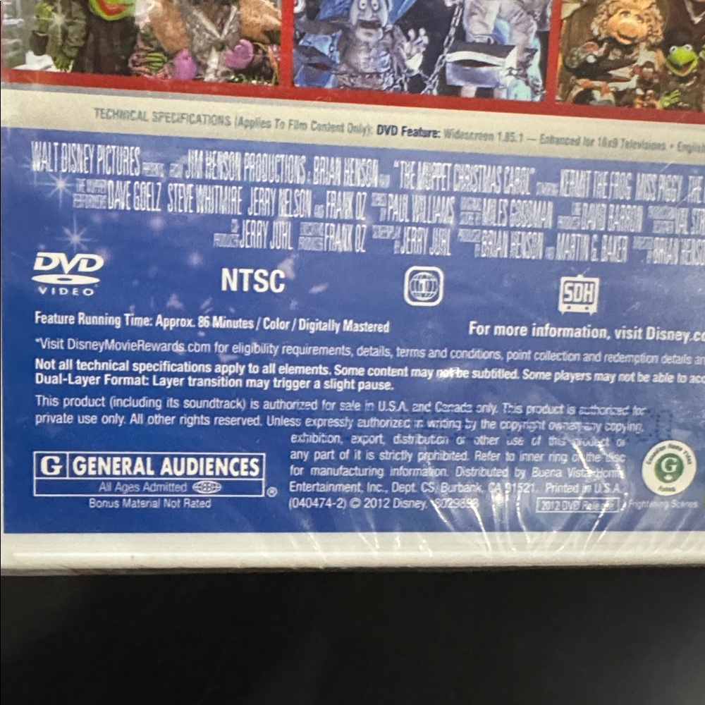 NEW: The Muppet Christmas Carol - DVD - Picture 4 of 4